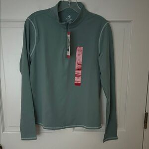 Soybu Quarter-Zip Long Sleeve in Sage